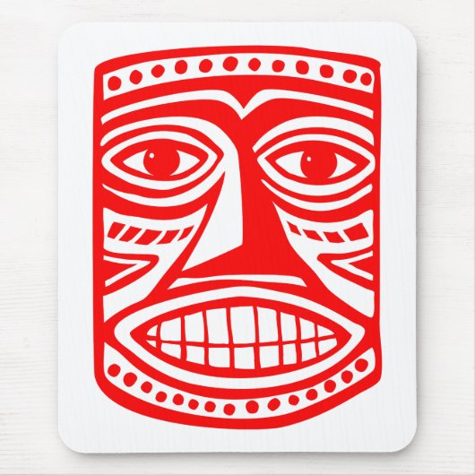 Tiki Toby - Red Mousepad (Vorne)