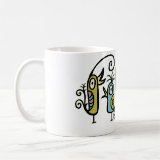 Tiki tOny Menge des Gezwitschers zwitschert Tasse
