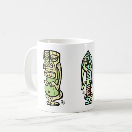 Tiki tOny tiki Tassentriptychon Kaffeetasse (Vorderseite Links)