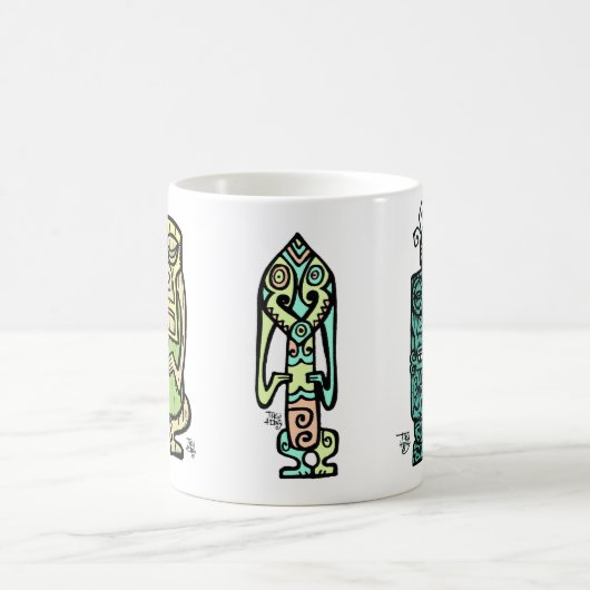 Tiki tOny tiki Tassentriptychon Kaffeetasse (Mittel)