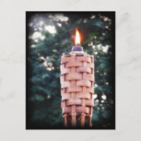 Tiki Torch - Bambus Outdoor Torch mit Flamme