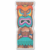 Tiki Totem 2 Aufkleber (Vorderseite)