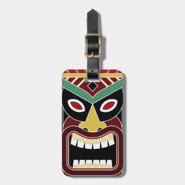 Tiki Totem benutzerdefiniertes Textgepäck Tag 1 Gepäckanhänger