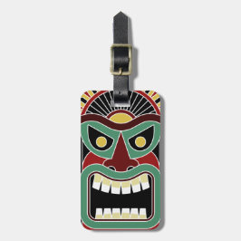 Tiki Totem benutzerdefiniertes Textgepäck Tag 3 Gepäckanhänger