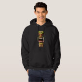 Tiki Totem Polynesian Hawaii Mythology Hoodie (Vorne ganz)