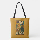 Tiki Toucan Motel - Retro Tasche (Rückseite)