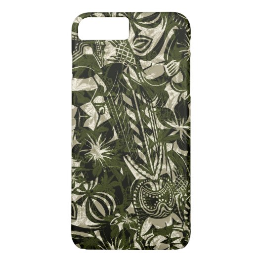 Tiki Trader Hawaiian iPhone 7 Fall Case-Mate iPhone Hülle (Rückseite)