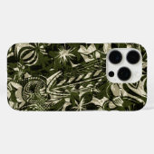 Tiki Trader Hawaiian Olive und Khaki Case-Mate iPhone Hülle (Rückseite (Horizontal))