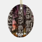 Tiki Tribal Council, 2 Seiten, Keramik Ornament (Rechts)