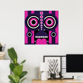 Tiki Tribal Mask Poster (Heimbüro)