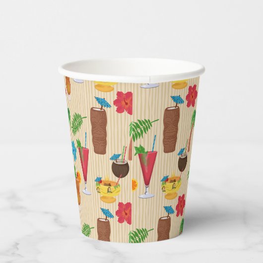 Tiki Tropical Cocktails Pappbecher (Rechts)