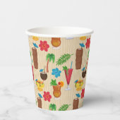 Tiki Tropical Cocktails Pappbecher (Vorderseite)