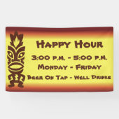 Tiki tropisches hawaiisches Thema Banner (Horizontal)