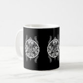Tiki Turtle Tattoo Kaffeetasse (Vorderseite Links)