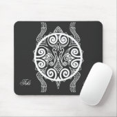 Tiki Turtle Tattoo Mousepad (Mit Mouse)