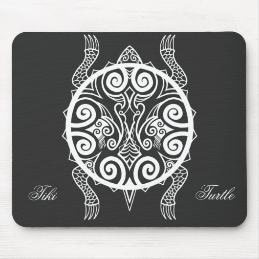 Tiki Turtle Tattoo Mousepad (Vorne)