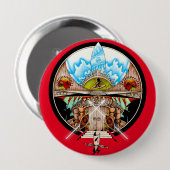 Tiki Village Button (Vorne & Hinten)