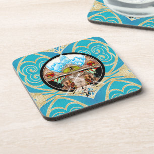 Tiki Village Getränkeuntersetzer