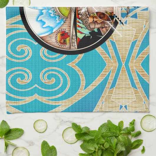 Tiki Village Handtuch (Gefaltet)