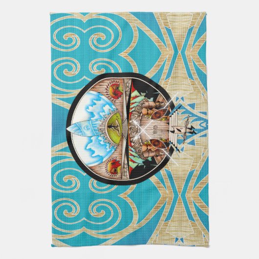 Tiki Village Handtuch (Vertikal)