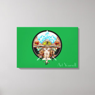 Tiki Village Leinwanddruck