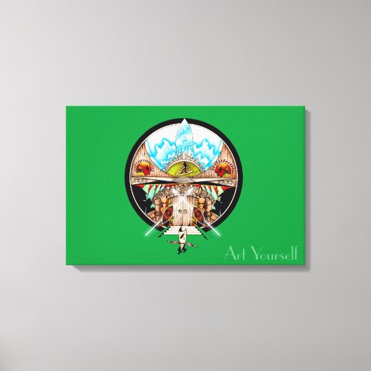 Tiki Village Leinwanddruck (Vorderseite)