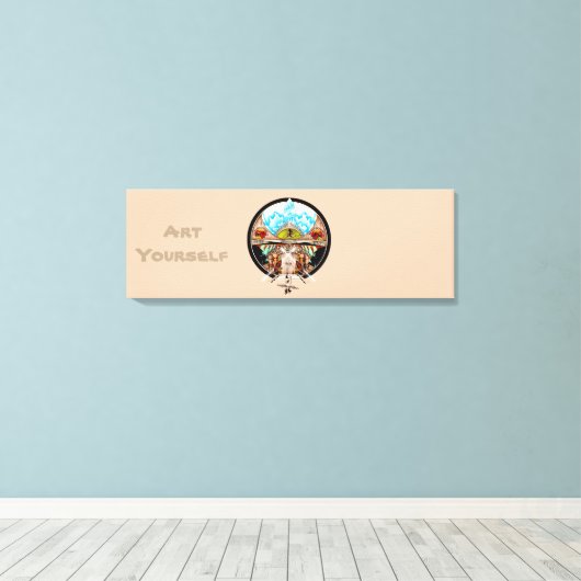 Tiki Village Leinwanddruck (Insitu (Holzboden))