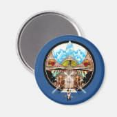 Tiki Village Magnet (Vorderseite/Rückseite)