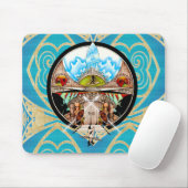 Tiki Village Mousepad (Mit Mouse)