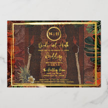Tiki Vintag Hawaiian Wedding Foto