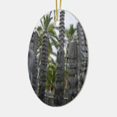 Tiki Wächter am Ort von Schutz - Verzierung Keramik Ornament (Links)