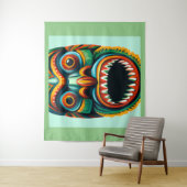 Tiki Wandteppich (Beispiel)