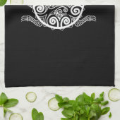 Tiki Warrior Turtle Tattoo Handtuch (Gefaltet)