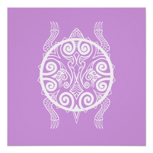 Tiki Warrior Turtle Tattoo Poster (Vorderseite)