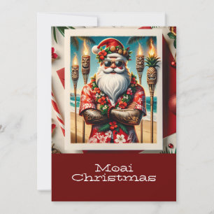 Tiki-Weihnachten Feiertagskarte
