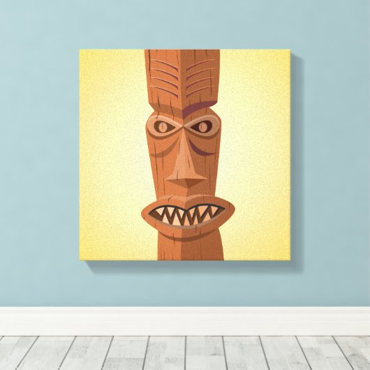 Tiki Wrapped Canvas Leinwanddruck (Insitu (Holzboden))