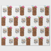 Tiki-Zeit Geschenkpapier (Flach)