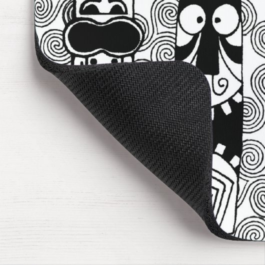 tikifacespolynesiann mousepad (Ecke)