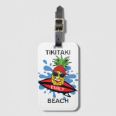 Tikitaki Beach Gepäckanhänger (Vorderseite Vertikal)