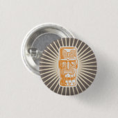 Tikki Man Orange Button (Vorne & Hinten)
