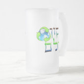 Tikkun Olam Mattglas Bierglas (VorderseiteRechts)