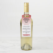 Tikorsti destilliert 7X Clean Crisp Handmade Vodka Flaschenanhänger (Auf Flasche)