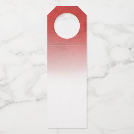 Tikorsti destilliert 7X Clean Crisp Handmade Vodka Flaschenanhänger (Rückseite)