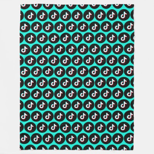 TikTok Fleece Blanket (Vorderseite)