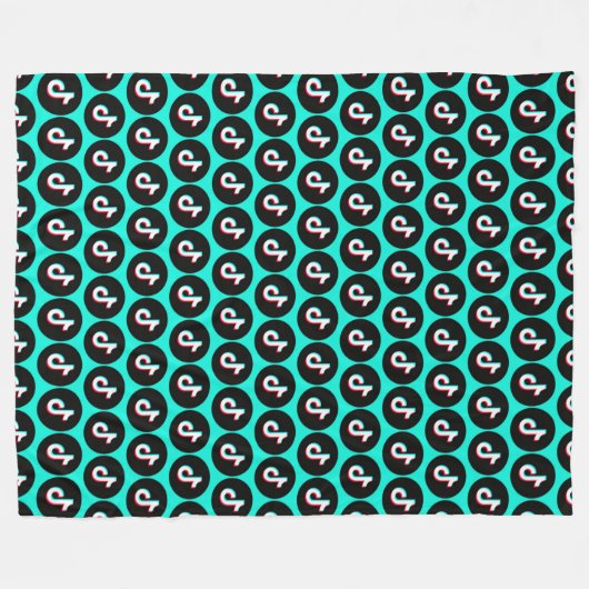 TikTok Fleece Blanket (Vorderseite (Horizontal))