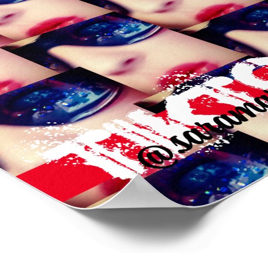 TikTok-Keepake Poster (Ecke)