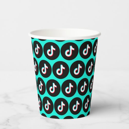 TikTok Paper Cups Pappbecher (Rückseite)