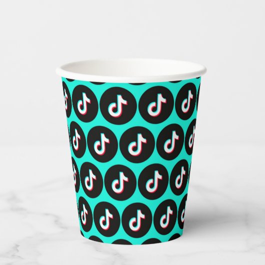 TikTok Paper Cups Pappbecher (Vorderseite)