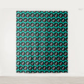 TikTok Tapestry Wandteppich (Vorderseite)