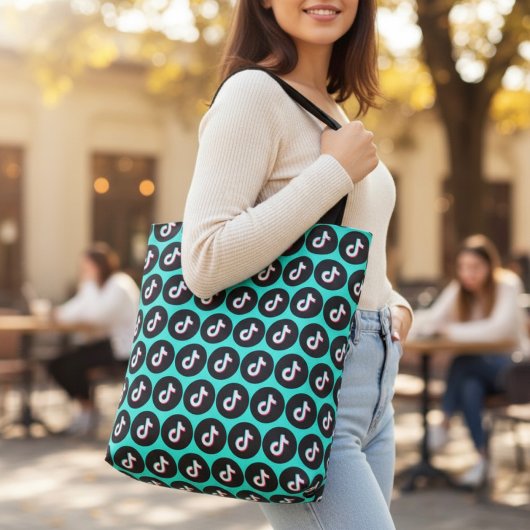 TikTok Tote Bag Tragetaschen Mit Langen Trägern